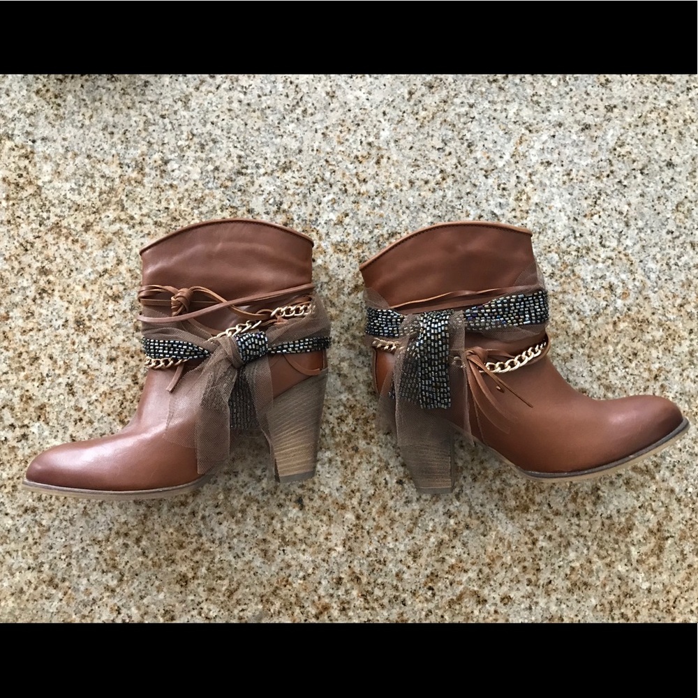 Steve Madden booties. “Roots”